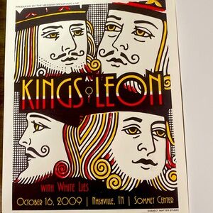 2009 Kings of Leon Tour Poster 18x24